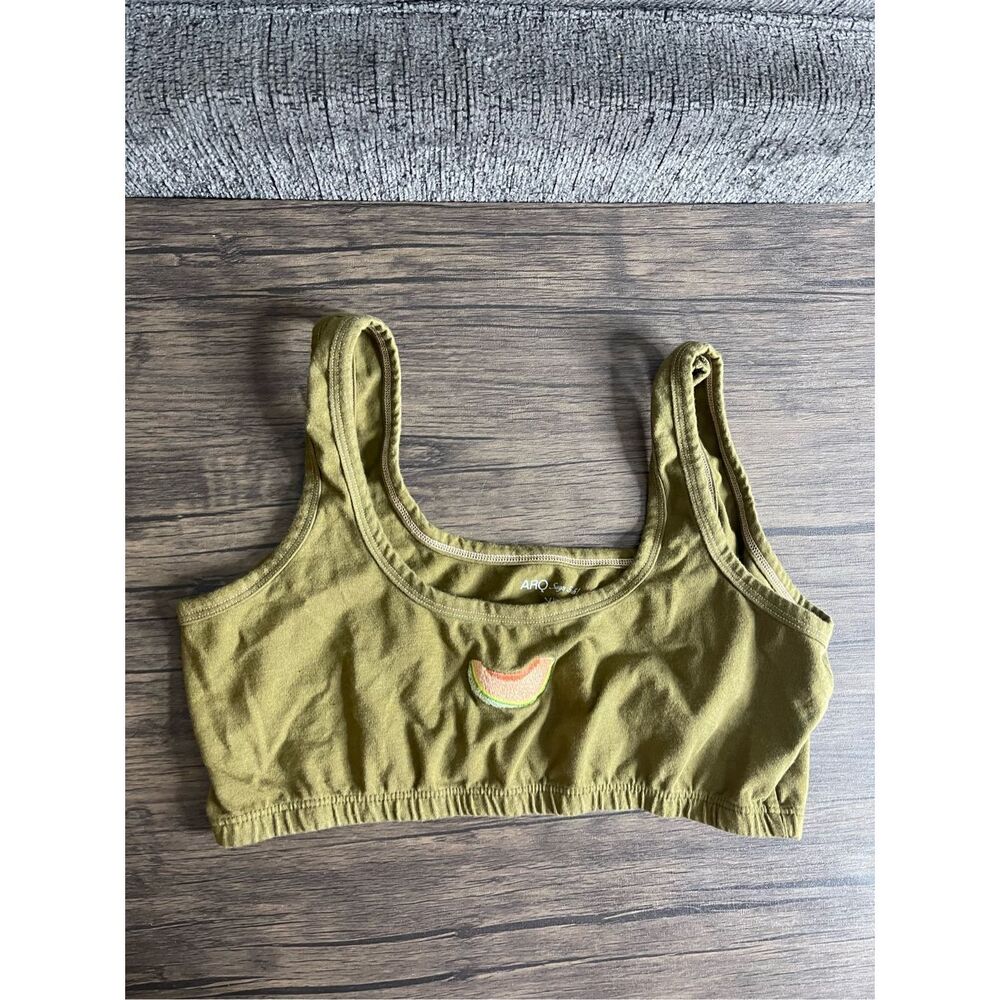 ARQ Says Gah Collab Limited Edition Melon Bralette Women's size XL